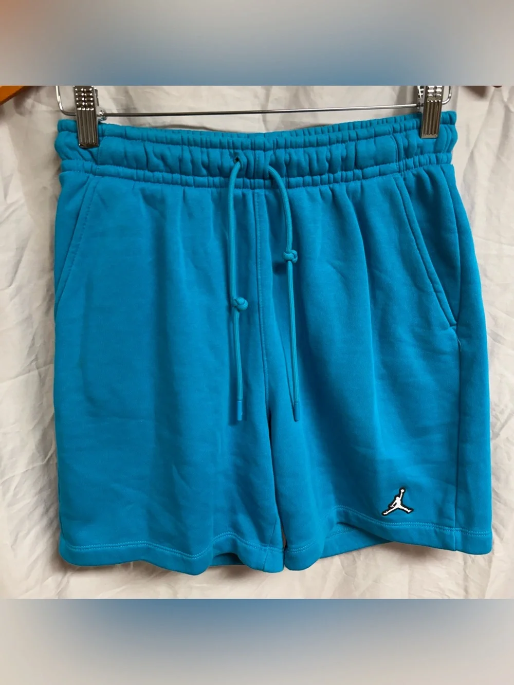 Jordan Teal Blue Jumpman Drawstring Shorts